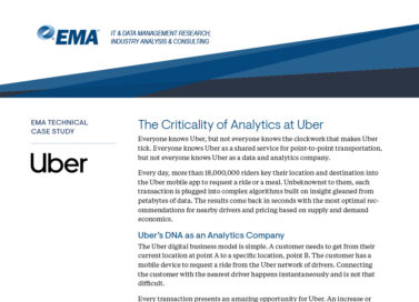 EMA Technical Case Study: Uber