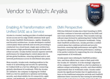 Vendor to Watch: Aryaka